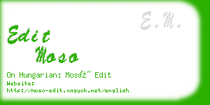 edit moso business card